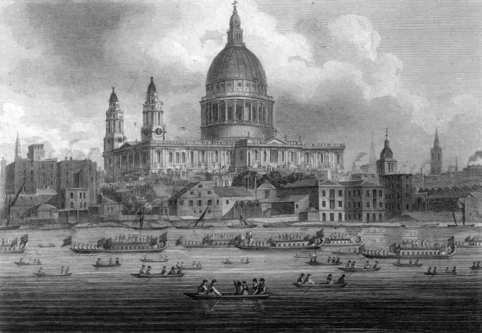 Framed Print : ST PAULs CATHEDRAL 1804 Framed Print : ST PAULs CATHEDRAL 1804