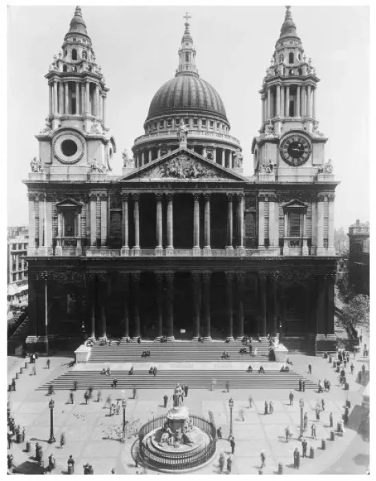 Framed Print : ST PAULs CATHEDRAL 1930 Framed Print : ST PAULs CATHEDRAL 1930
