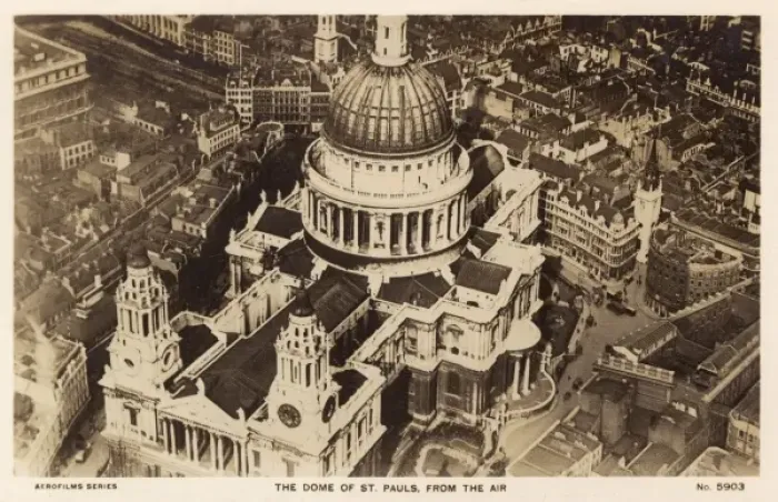 Framed Print : St Pauls Cathedral 1930 Framed Print : St Pauls Cathedral 1930