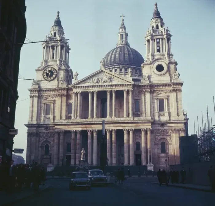 Framed Print : St Pauls Cathedral 20C Framed Print : St Pauls Cathedral 20C