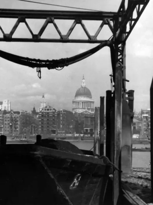 Framed Print : St. Pauls Across Thames Framed Print : St. Pauls Across Thames
