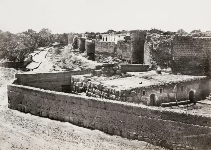 Framed Print : St Pauls Wall Daamascus, Syria. Francis Frith, 1857 Framed Print : St Pauls Wall Daamascus, Syria. Francis Frith, 1857