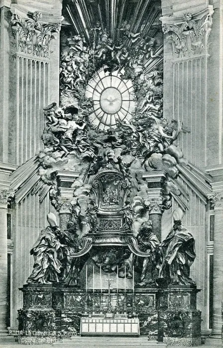 Framed Print : St. Peter's Chair - St. Peter's Basilica Vatican City, Rome Framed Print : St. Peter's Chair - St. Peter's Basilica Vatican City, Rome