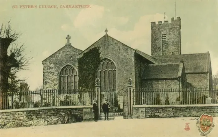 Framed Print : St. Peters Church, Carmarthen, Wales Framed Print : St. Peters Church, Carmarthen, Wales