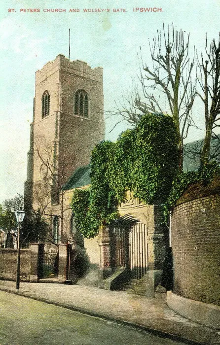 Framed Print : St Peter's Church and Wolsey's Gate, Ipswich, Suffolk Framed Print : St Peter's Church and Wolsey's Gate, Ipswich, Suffolk