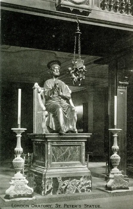 Framed Print : St Peter's Statue, London Oratory Framed Print : St Peter's Statue, London Oratory