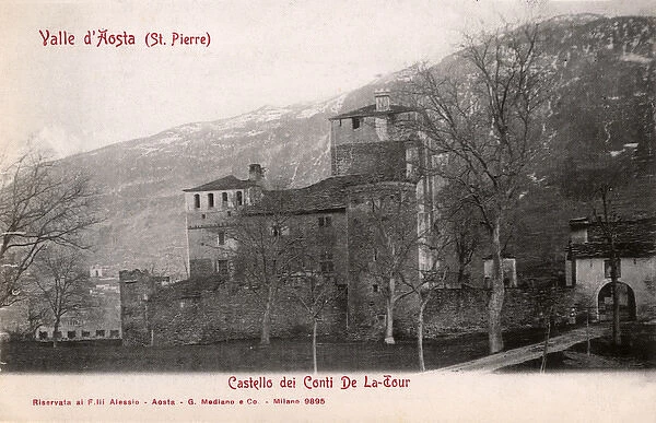 St Pierre, Aosta Valley - Castello dei Conti de La Tour