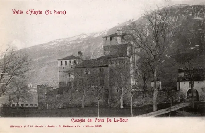 Framed Print : St Pierre, Aosta Valley - Castello dei Conti de La Tour Framed Print : St Pierre, Aosta Valley - Castello dei Conti de La Tour