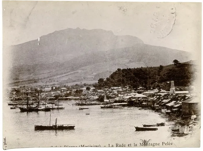 Framed Print : St Pierre before the eruption Framed Print : St Pierre before the eruption