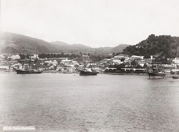 St. Pierre Martinique, West Indies, from the sea
