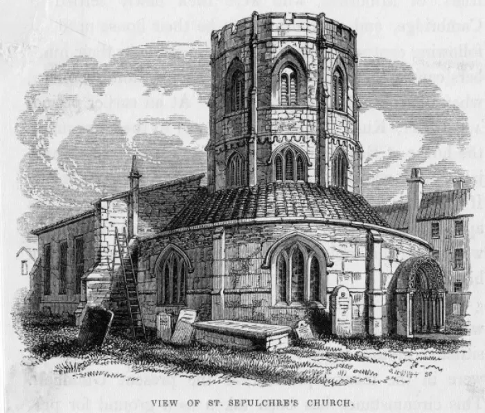 Framed Print : St Sepulchres Church Framed Print : St Sepulchres Church