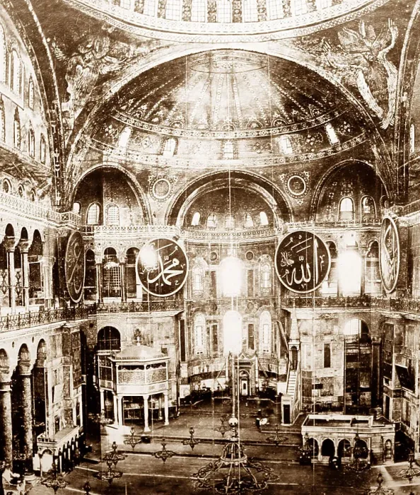 Framed Print : St. Sophia, Instanbul, Victorian period Framed Print : St. Sophia, Instanbul, Victorian period