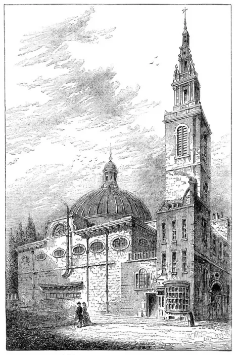 Framed Print : St Stephens Walbrook Framed Print : St Stephens Walbrook