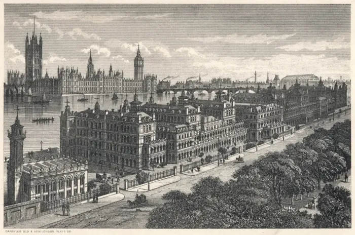 Framed Print : St. Thomass Hospital Framed Print : St. Thomass Hospital