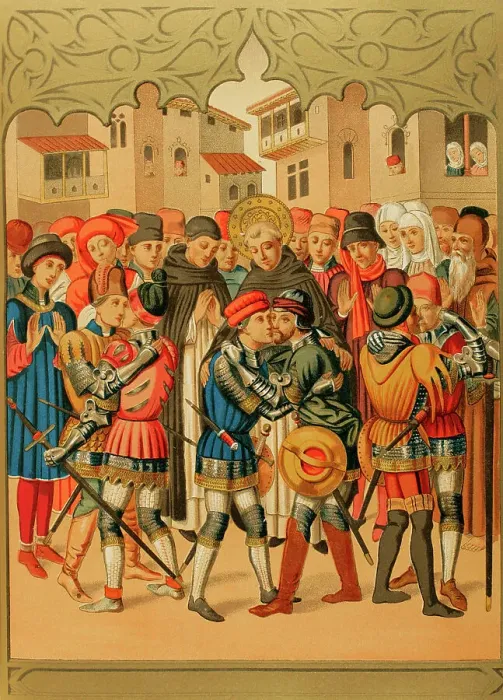 Framed Print : St. Vincent Ferrer (1350-1419). Dominican friar, theologian Framed Print : St. Vincent Ferrer (1350-1419). Dominican friar, theologian