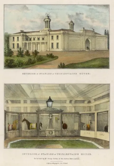 Framed Print : Stables at Thirlestaine Framed Print : Stables at Thirlestaine