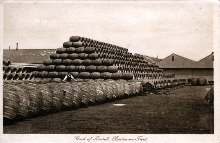 Framed Print : Stack of Wooden Barrels, Burton on Trent, Staffordshire Framed Print : Stack of Wooden Barrels, Burton on Trent, Staffordshire