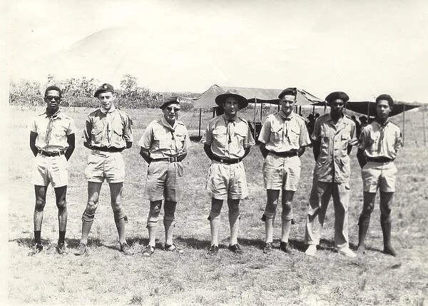 Staff of first Part II course, British Honduras