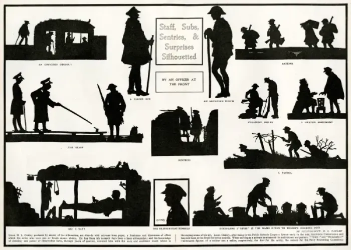 Framed Print : Staff, Subs, Sentries & Surprises Silhouetted Framed Print : Staff, Subs, Sentries & Surprises Silhouetted