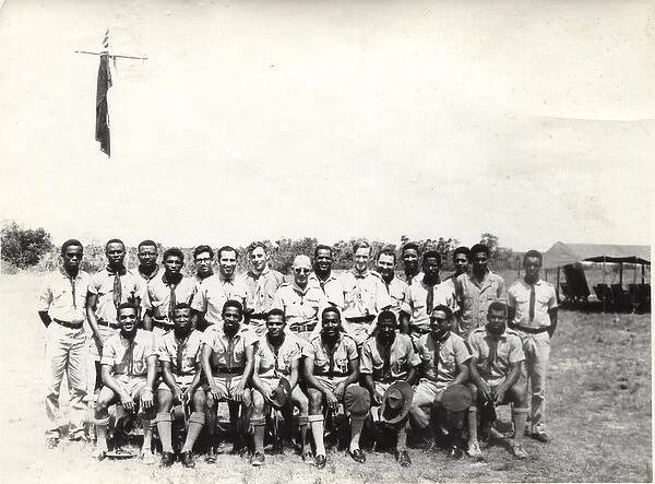 Staff and trainees of first Part II course, British Honduras