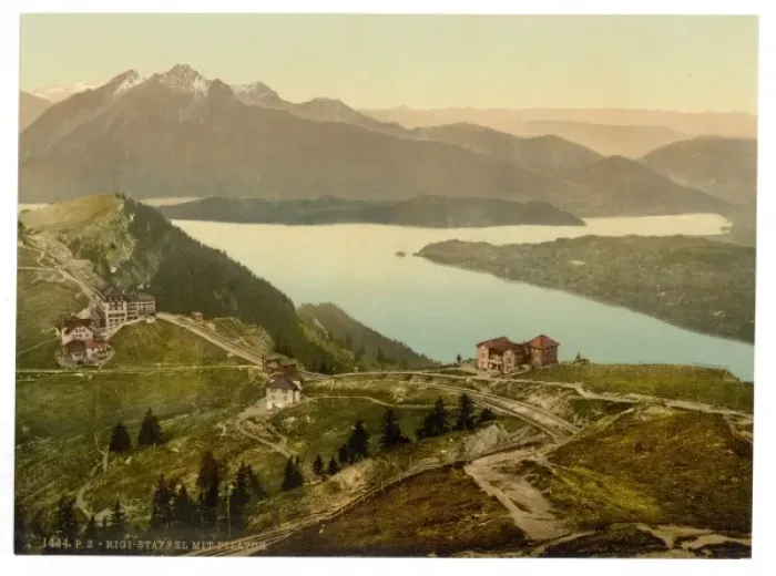 Framed Print : Staffel and Mount Pilatus, Rigi, Switzerland Framed Print : Staffel and Mount Pilatus, Rigi, Switzerland