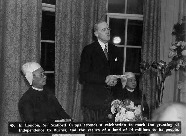 Stafford Cripps - Independence of Burma