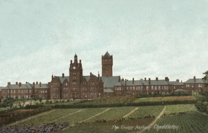 Framed Print : Staffordshire County Asylum, Cheddleton, near Leek Framed Print : Staffordshire County Asylum, Cheddleton, near Leek