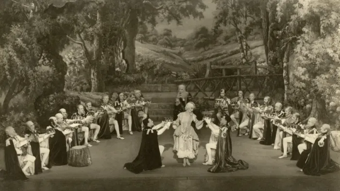 Framed Print : Stage shot of a performance of Iolanthe Framed Print : Stage shot of a performance of Iolanthe