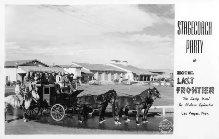 Framed Print : Stagecoach party, Hotel Last Frontier, Las Vegas, USA Framed Print : Stagecoach party, Hotel Last Frontier, Las Vegas, USA