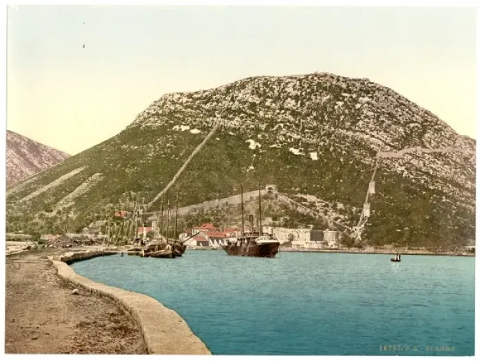 Framed Print : Stagno, general view, Dalmatia, Austro-Hungary Framed Print : Stagno, general view, Dalmatia, Austro-Hungary
