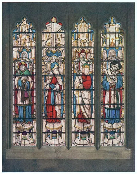 Framed Print : Stain Glass Fairford Framed Print : Stain Glass Fairford