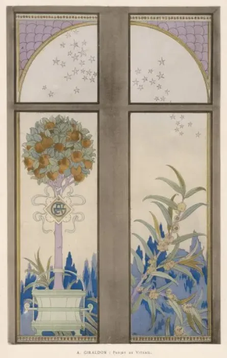Framed Print : Stained Glass Design Framed Print : Stained Glass Design