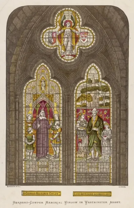 Framed Print : Stained Glass West Abbey