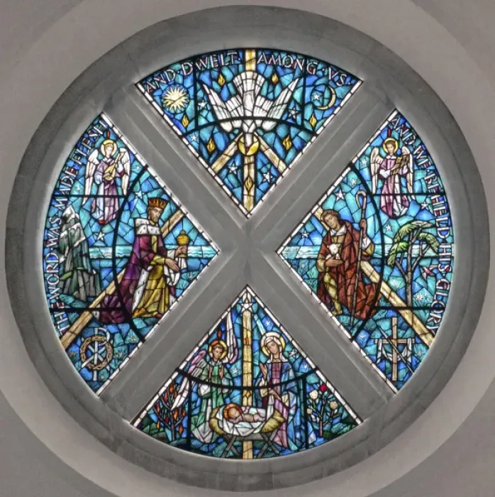Framed Print : Stained Glass Window Pont Street Framed Print : Stained Glass Window Pont Street