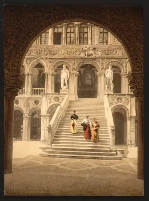 Framed Print : The Staircase of the Giants, Venice, Italy Framed Print : The Staircase of the Giants, Venice, Italy