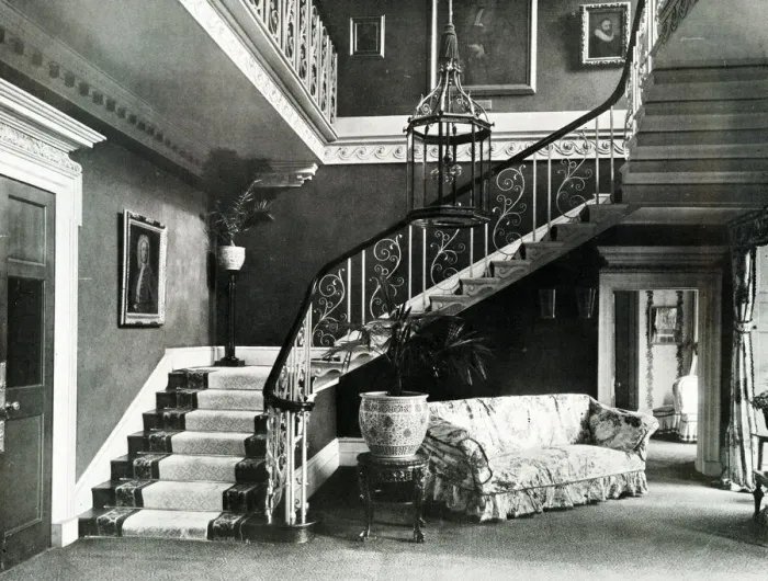 Framed Print : Staircase at Ranelagh House, Chelsea, London Framed Print : Staircase at Ranelagh House, Chelsea, London