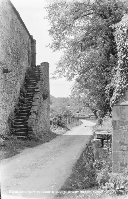 Framed Print : Stairway to Abbots Court Framed Print : Stairway to Abbots Court