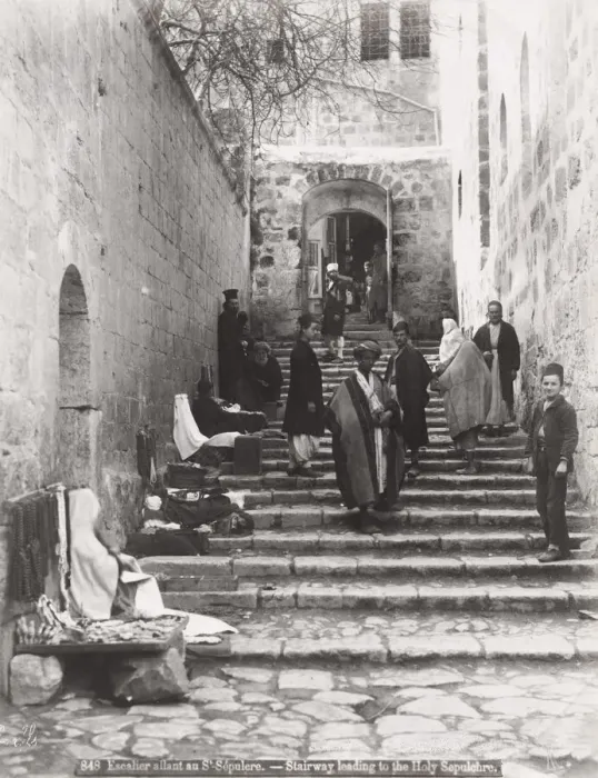 Framed Print : Stairway to church of the Holy Sepulchre, Jerusalem Framed Print : Stairway to church of the Holy Sepulchre, Jerusalem