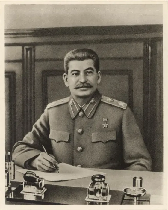 Framed Print : STALIN AT HIS DESK Framed Print : STALIN AT HIS DESK