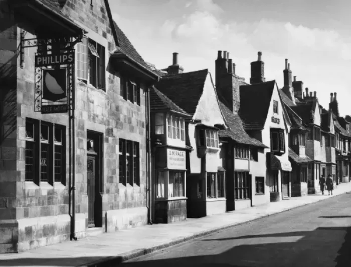 Framed Print : Stamford Houses Framed Print : Stamford Houses