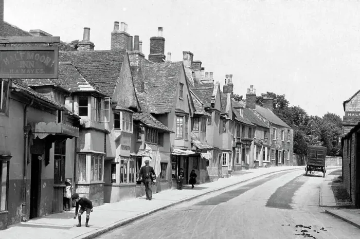 Framed Print : Stamford St. Paul's Street early 1900s Framed Print : Stamford St. Paul's Street early 1900s