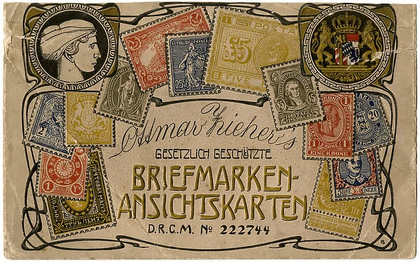 Stamp Card pack for card sets produced by Ottmar Zeihar