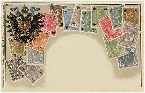 Stamp Card produced by Ottmar Zeihar - Austria