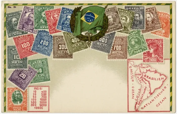 Framed Print : Stamp Card produced by Ottmar Zeihar - Brazil Framed Print : Stamp Card produced by Ottmar Zeihar - Brazil