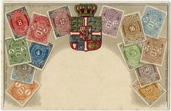 Stamp Card produced by Ottmar Zeihar - Denmark