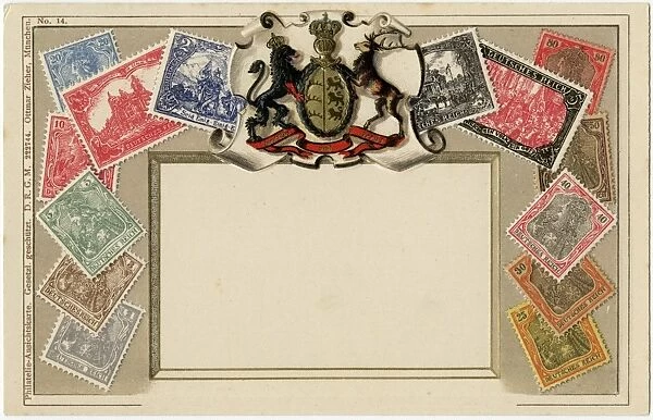 Stamp Card produced by Ottmar Zeihar - Germany