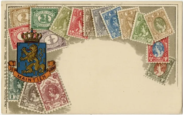 Framed Print : Stamp Card produced by Ottmar Zeihar - The Netherlands Framed Print : Stamp Card produced by Ottmar Zeihar - The Netherlands
