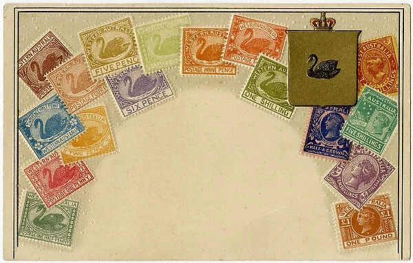 Stamp Card produced by Ottmar Zeihar - Western Australia