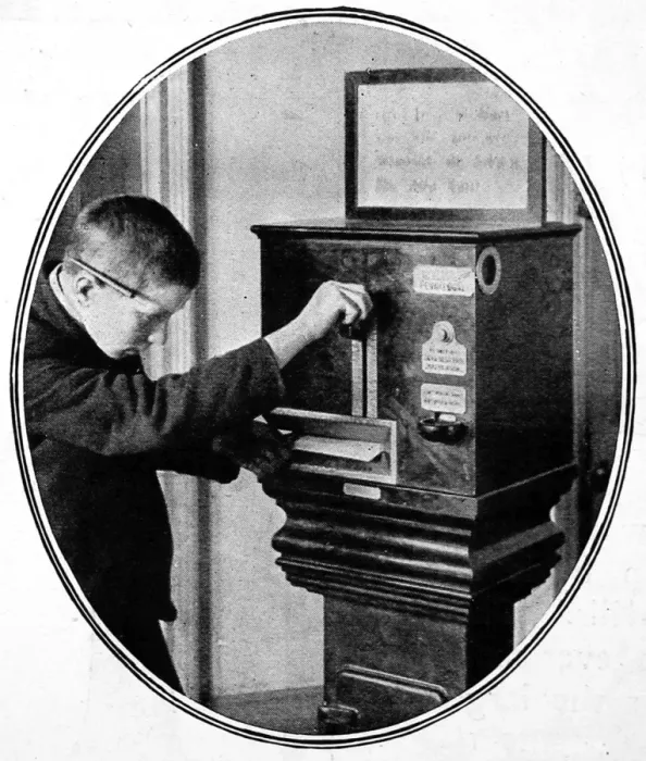 Framed Print : Stamp machine Framed Print : Stamp machine