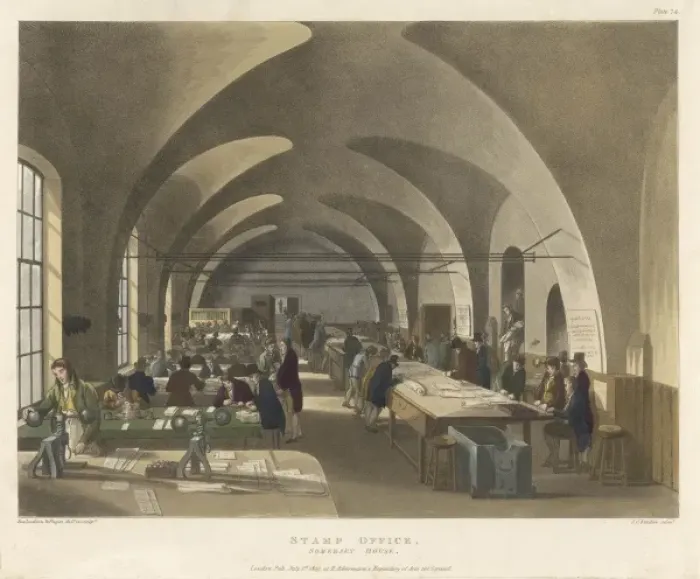 Framed Print : Stamp Office 1809 Framed Print : Stamp Office 1809